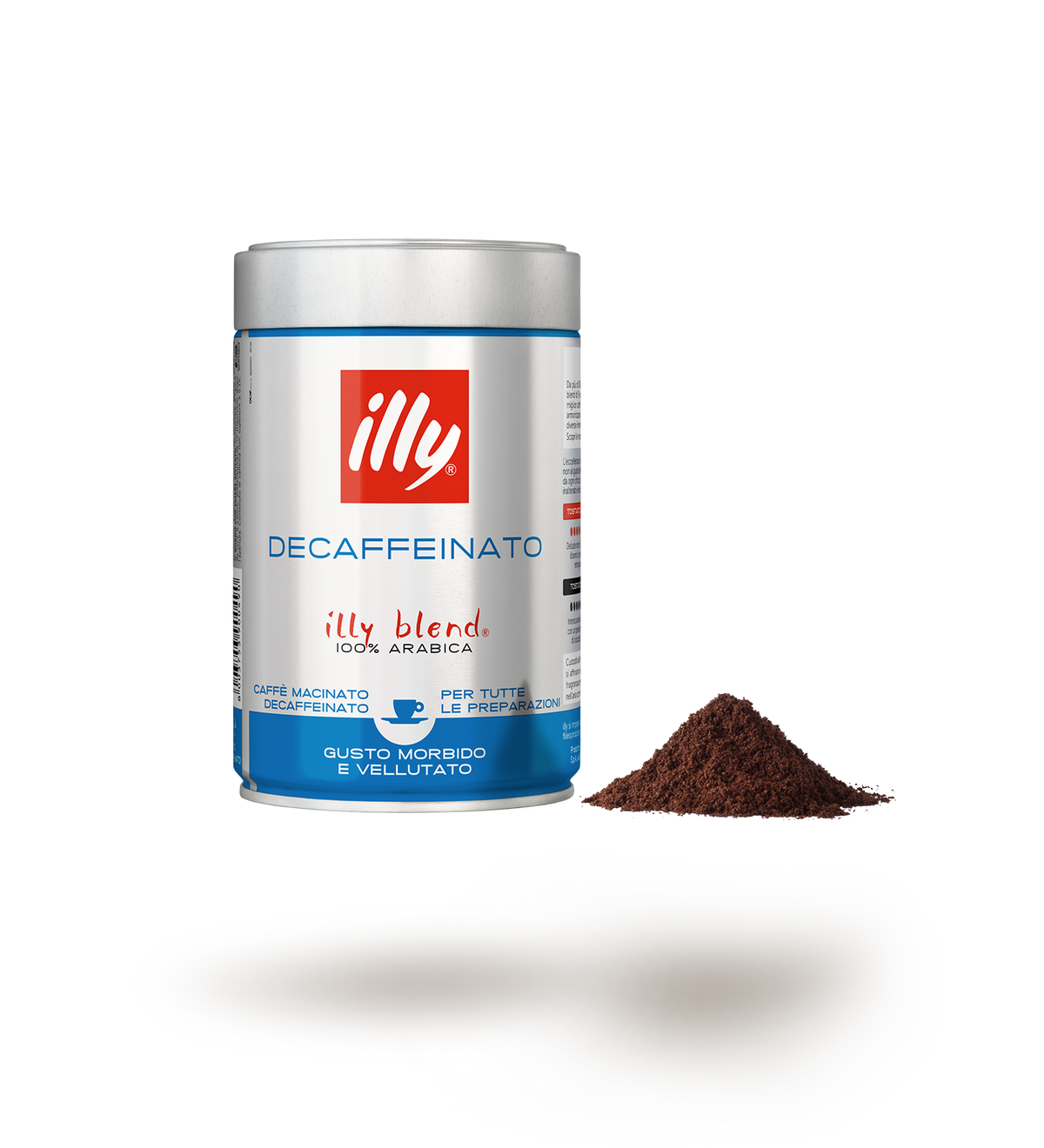 Caffè Macinato illy Decaffeinato 100% Arabica – 250 g