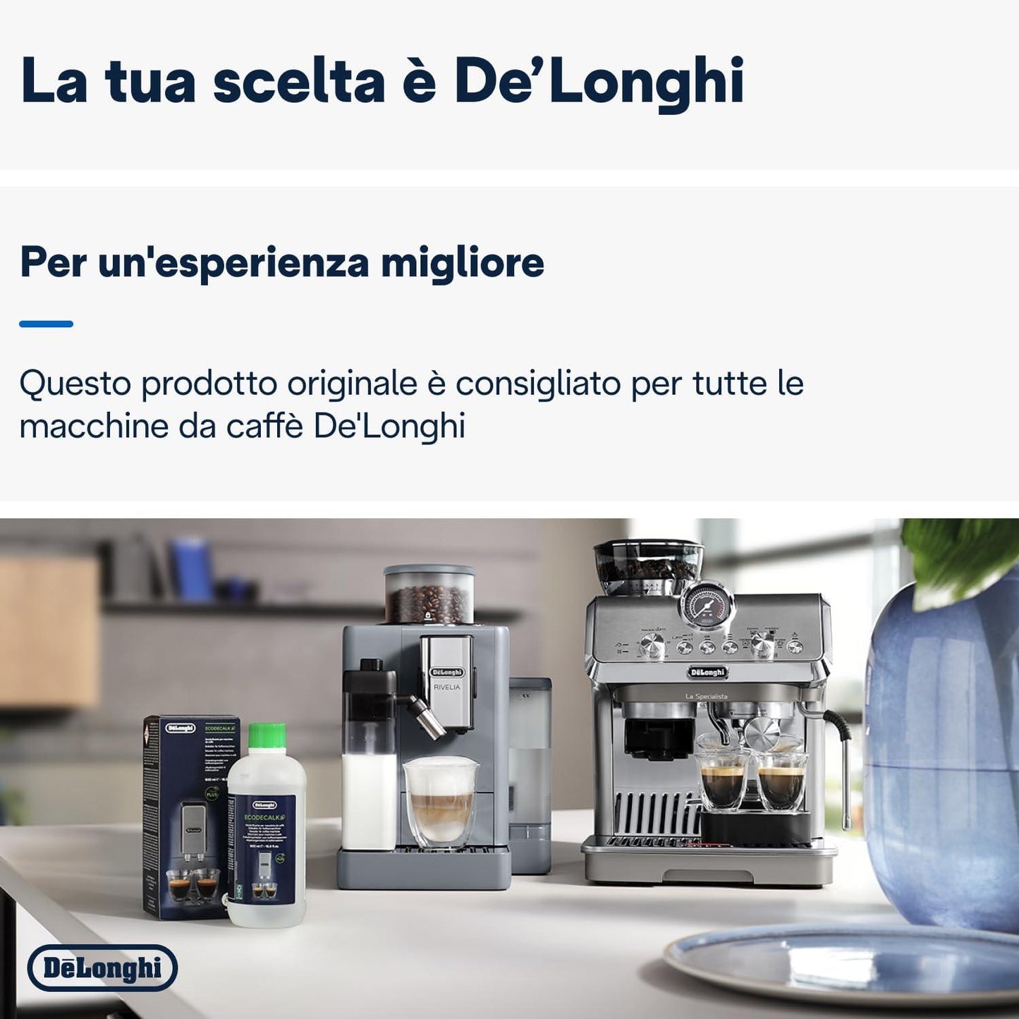 EcoDecalk decalcificante liquido per Macchine da Caffè, 500 ml - Punto Caffè