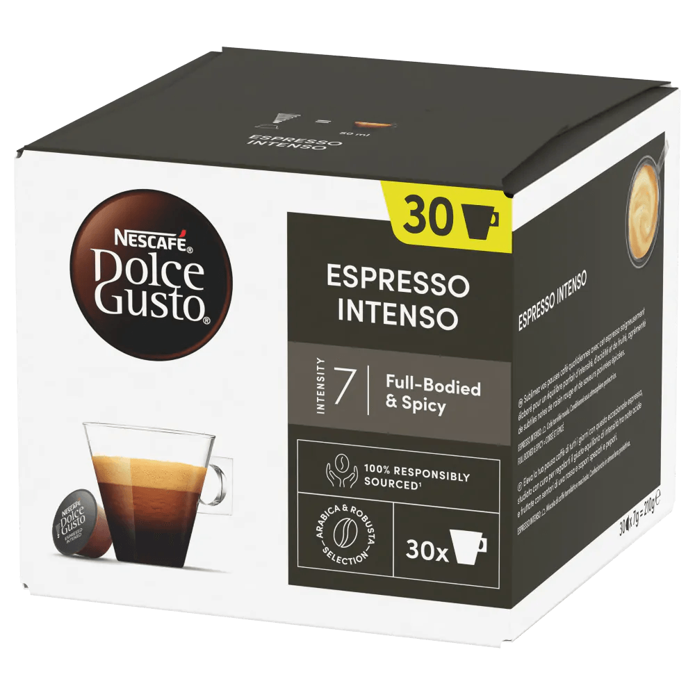 Confezione Nescafé Dolce Gusto Espresso Intenso, caffè intenso e corposo, 30 capsule