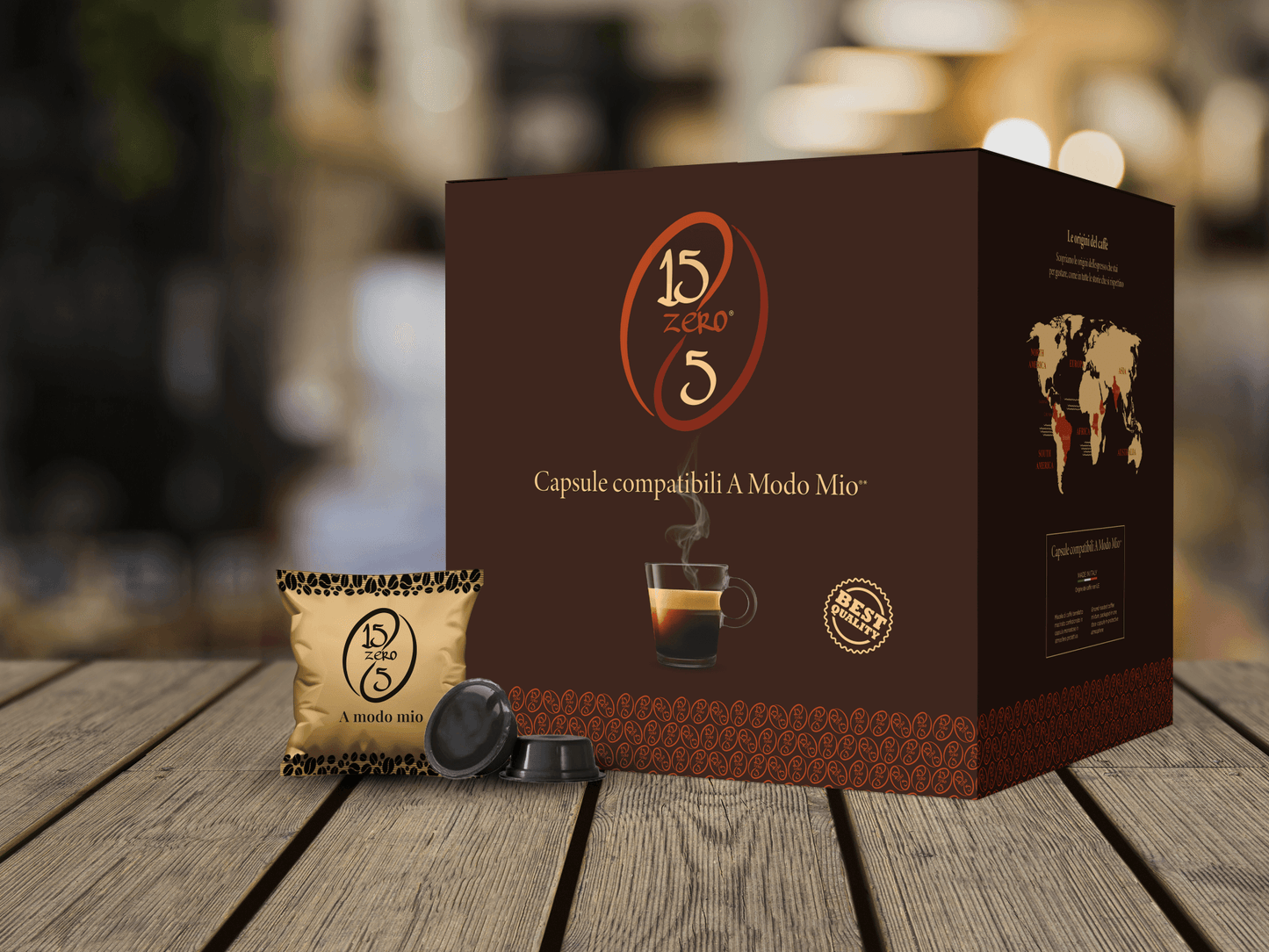 100 Capsule Caffè 15zero5 Compatibili Lavazza A Modo Mio - Punto Caffè