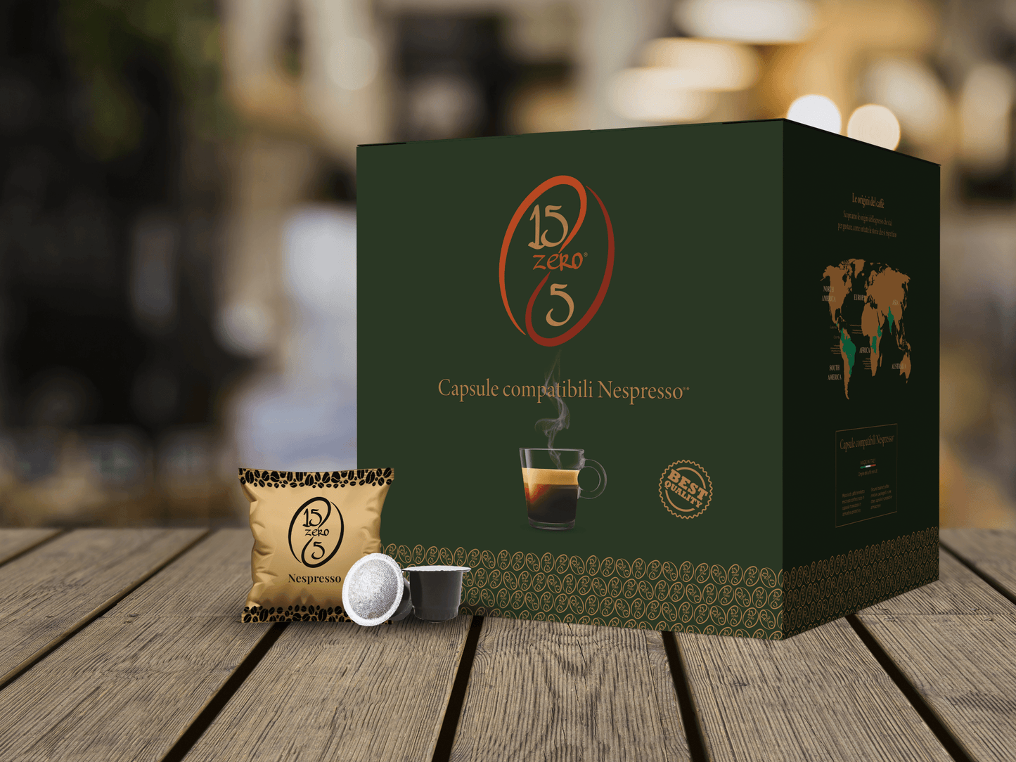 100 Capsule Caffè 15zero5 Compatibile Nespresso - Punto Caffè
