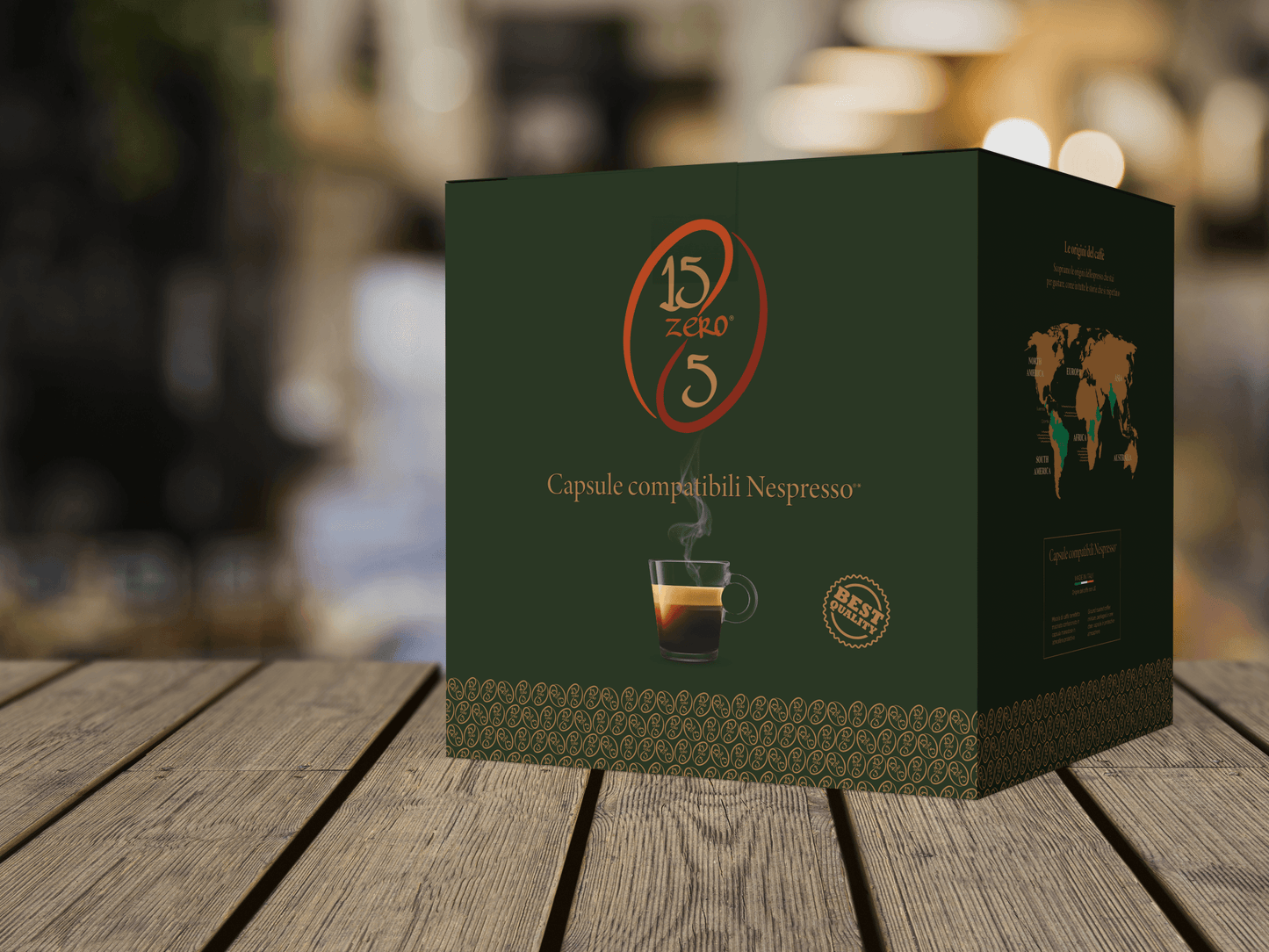 100 Capsule Caffè 15zero5 Compatibile Nespresso - Punto Caffè