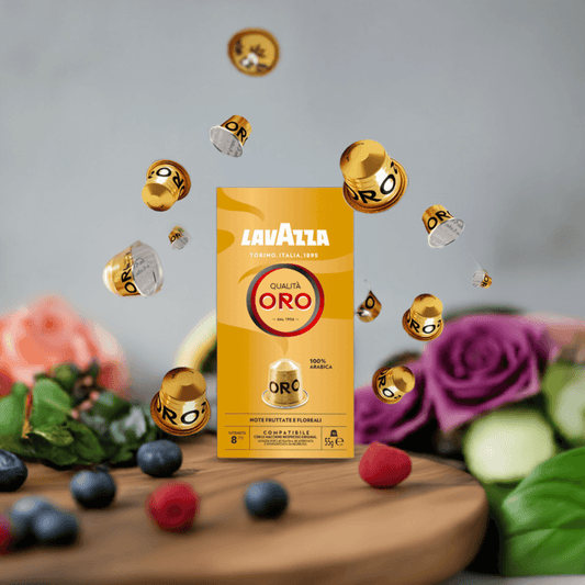 50 Capsule Caffè Lavazza Oro 100% Arabica Compatibili Nespresso - Punto Caffè