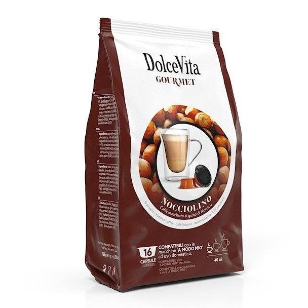 160 Capsule Dolcevita Nocciolino Compatibile Lavazza a Modo Mio - Punto Caffè