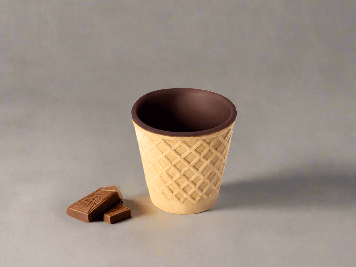 5 Mini Bicchierini in Wafer e Cioccolato ChoCup - Punto Caffè