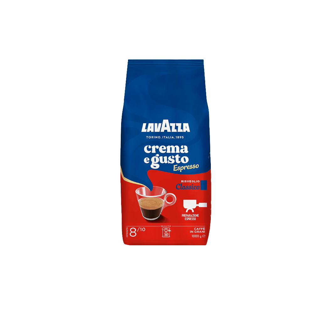 1 kg Caffè Lavazza Crema e Gusto in Grani