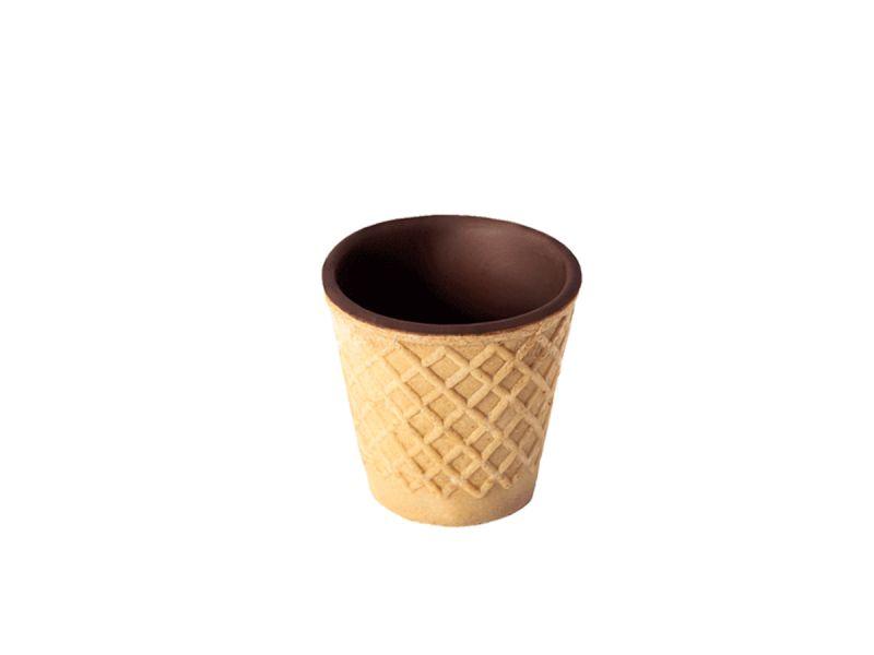 5 Mini Bicchierini in Wafer e Cioccolato ChoCup - Punto Caffè