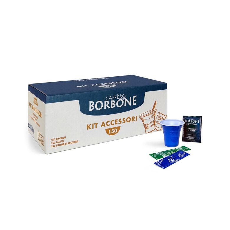 kit 150 Bicchieri Palette e Zucchero Borbone - Punto Caffè