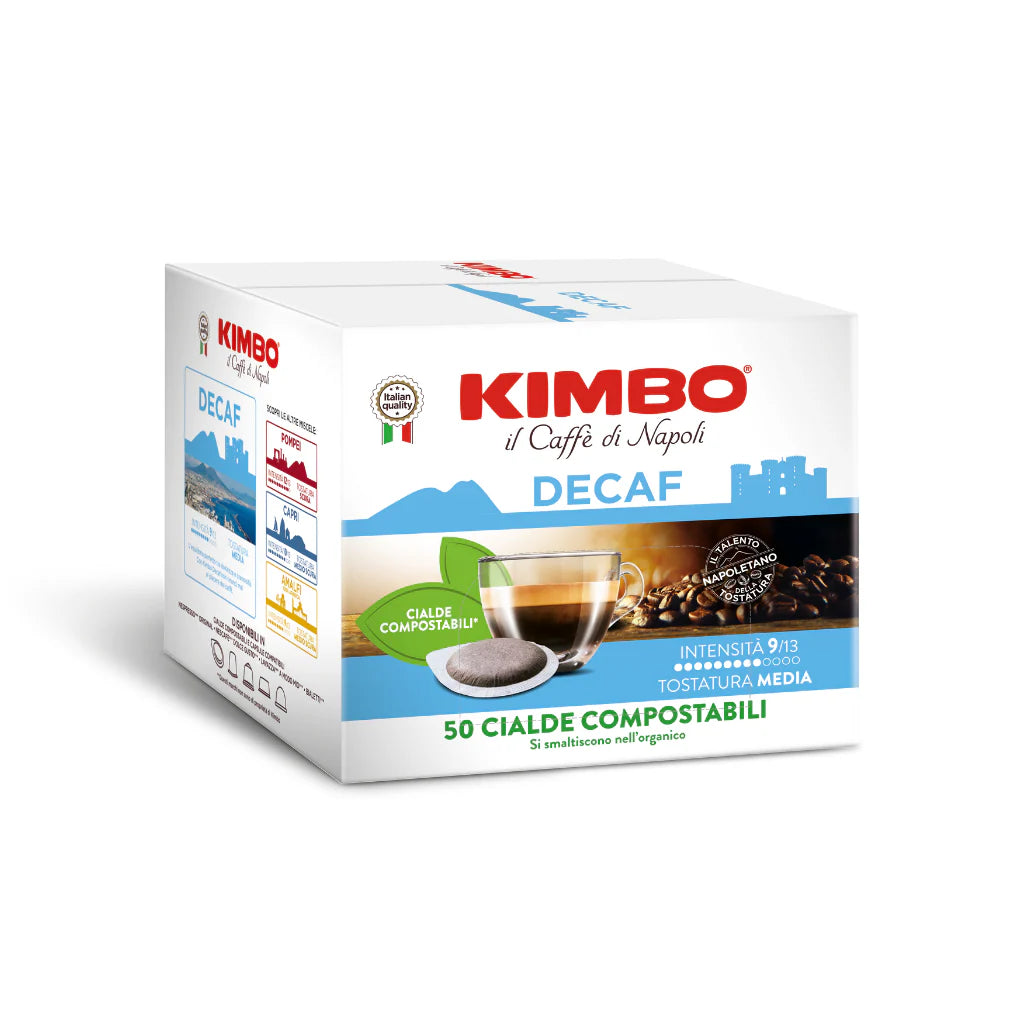 confezione 50 cialde kimbo decaffeinato in cialda - punto caffè
