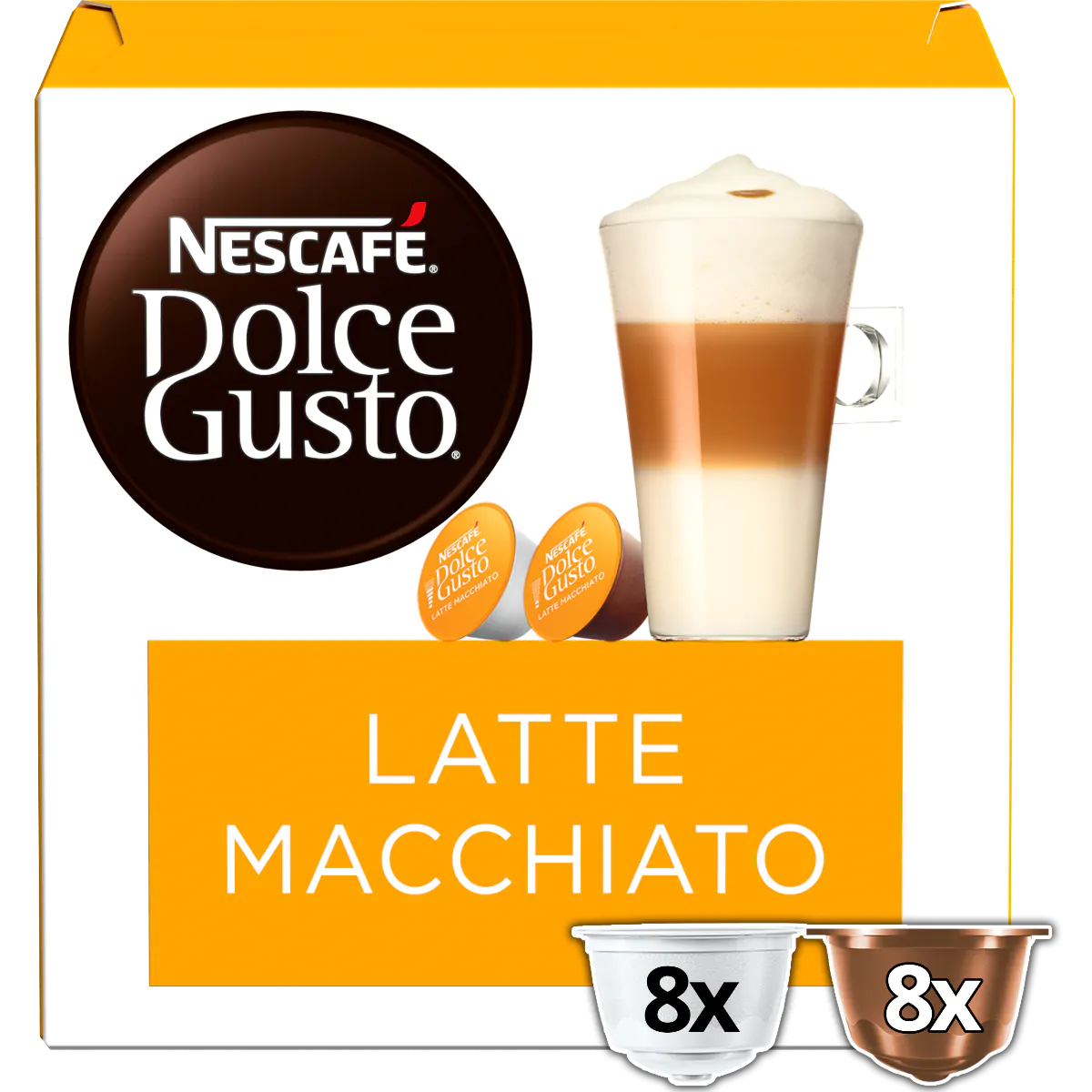 16 Capsule Latte Macchiato Nescafè Dolce Gusto - Punto Caffè Massafra