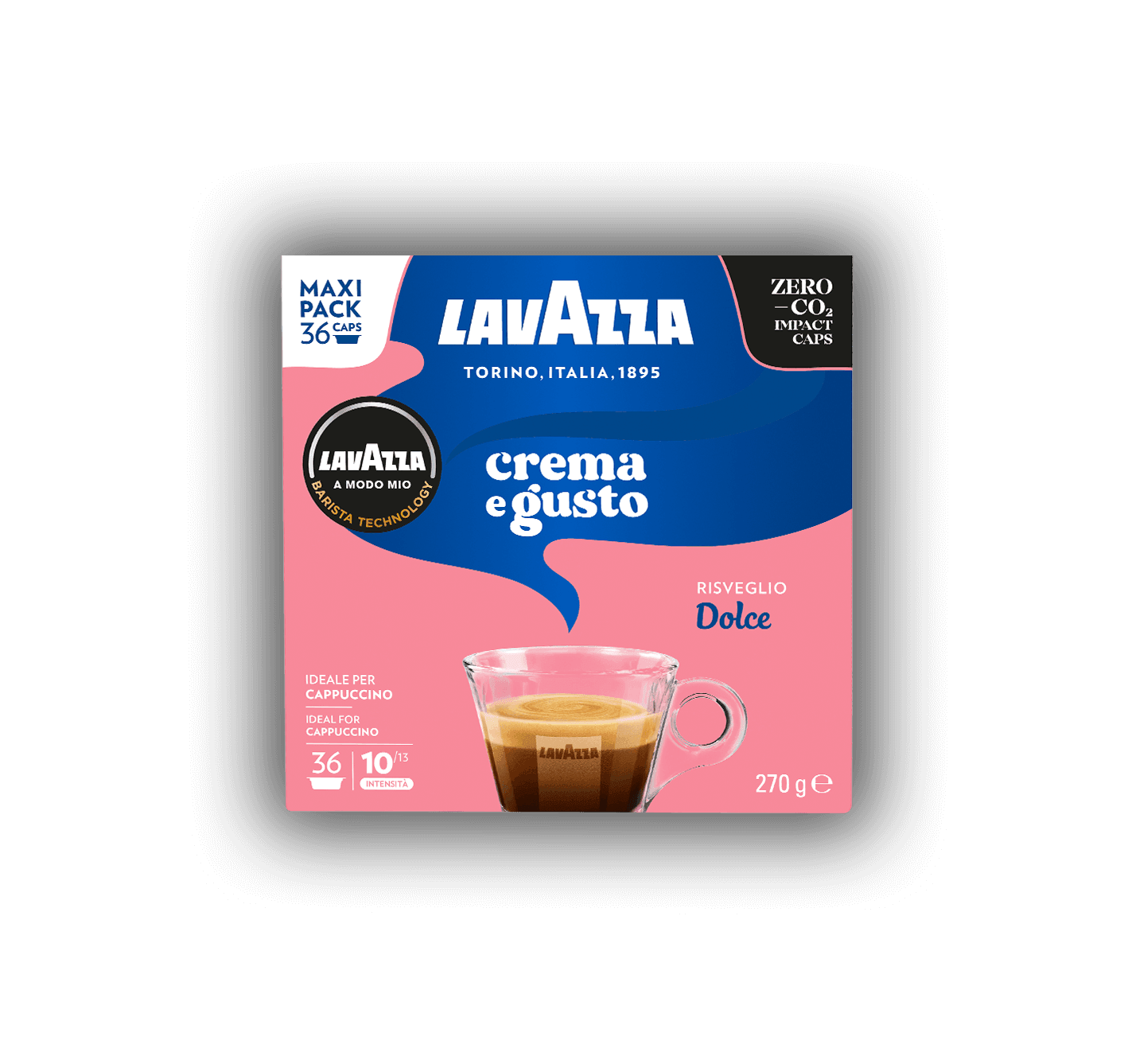 180 Capsule Crema e Gusto Dolce Lavazza a Modo Mio - Punto Caffè