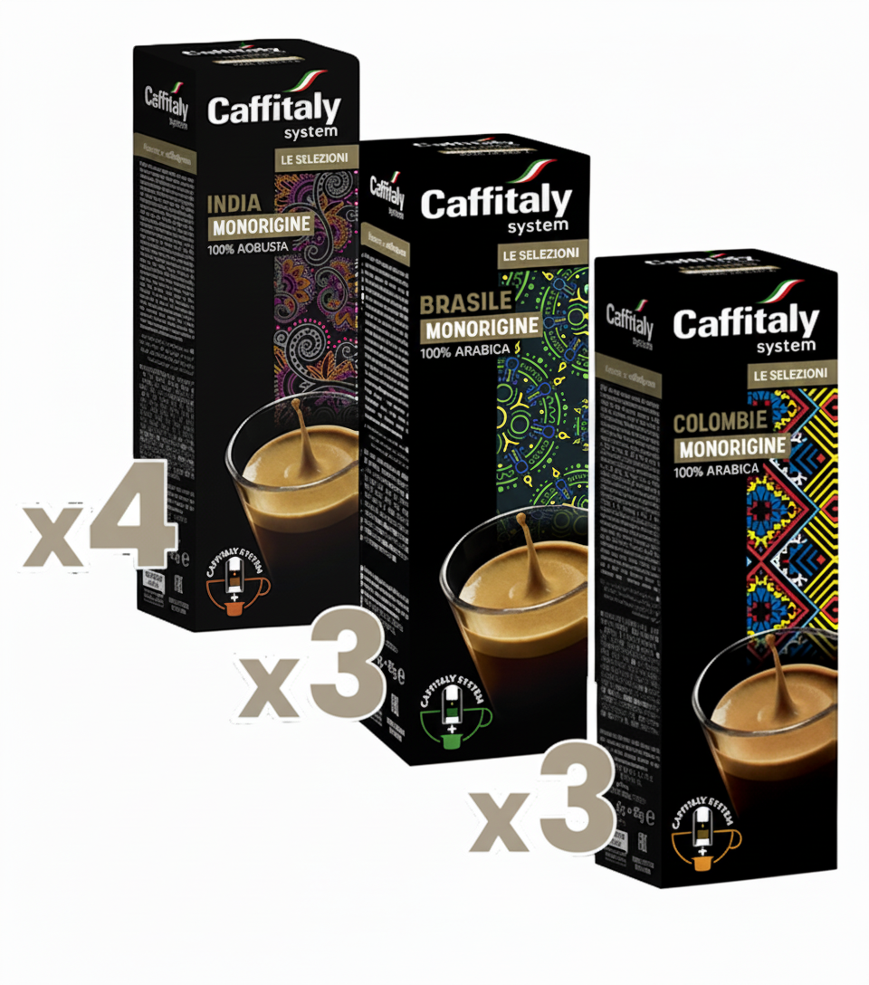 100 Capsule Caffitaly Monorigine Variety Pack