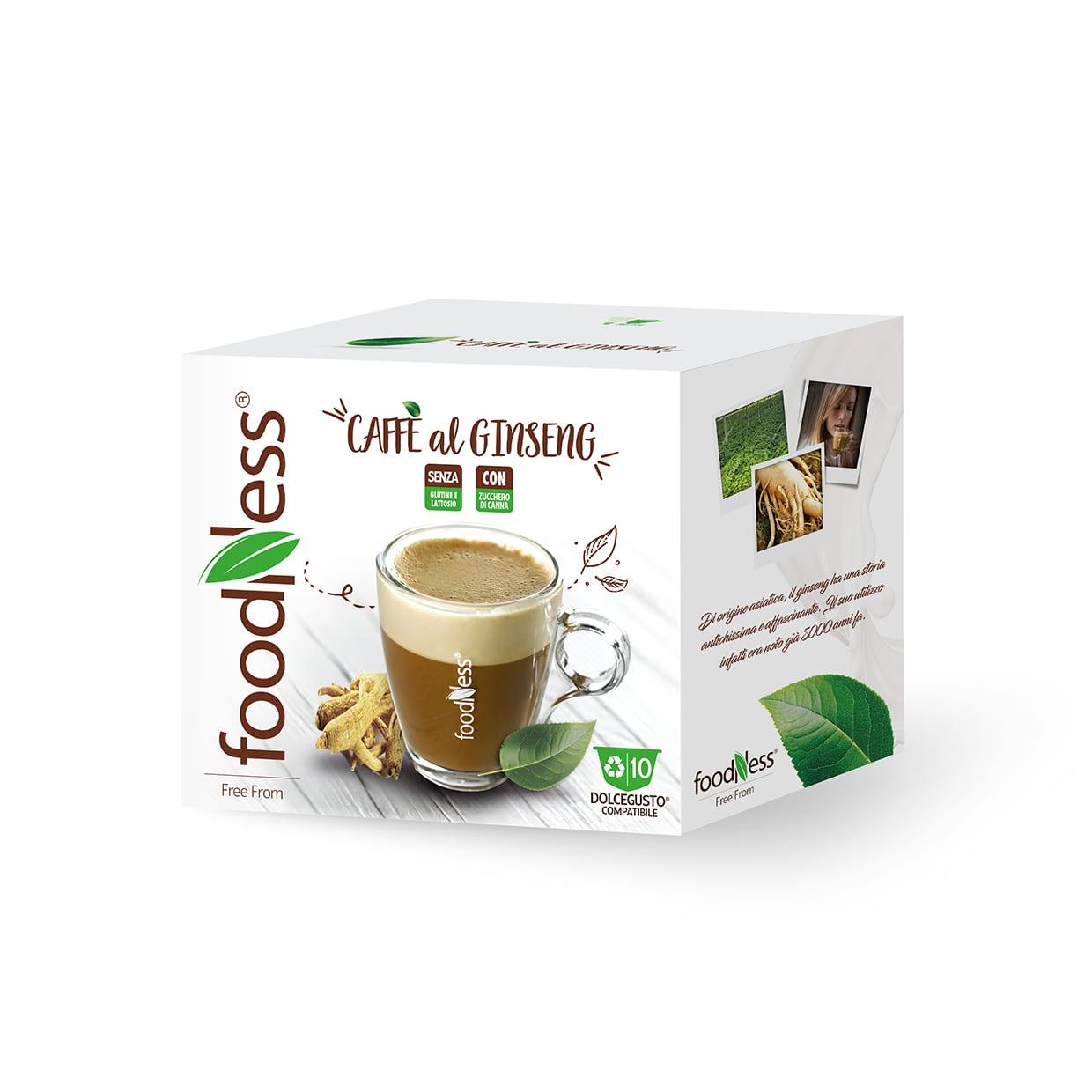 60 Capsule Ginseng FoodNess Compatibili Nescafè Dolce Gusto - Punto Caffè