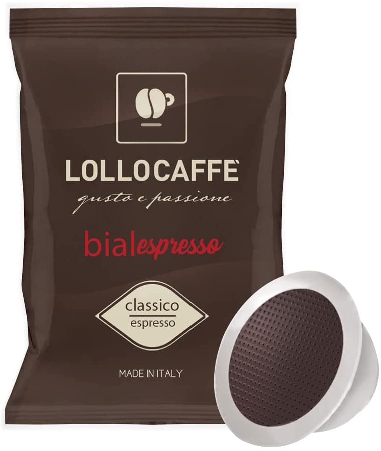 100 Bialetti Classico kompatible Lollo-Kaffeekapseln – Punto Caffè Massafra