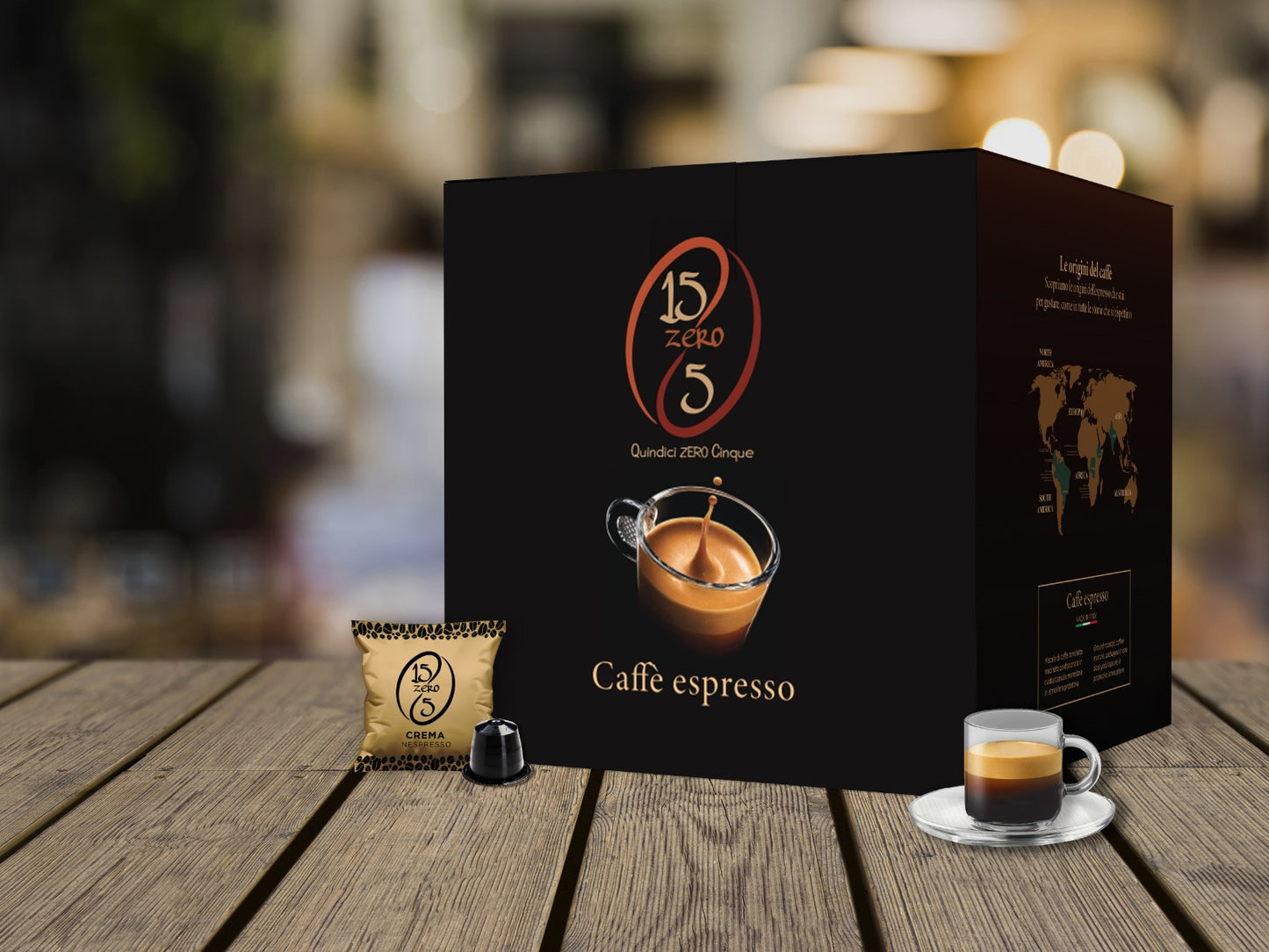 100 Capsule Caffè 15zero5 Compatibile Nespresso - Punto Caffè Massafra