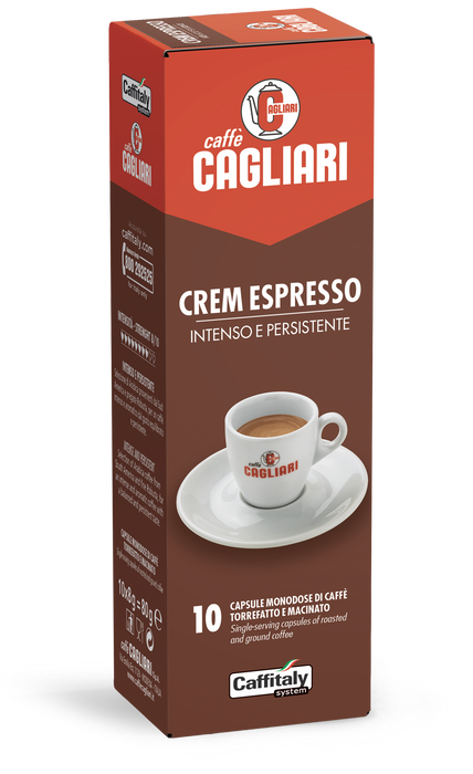 100 Capsule Caffitaly Crem Espresso Cagliari - Punto Caffè Massafra