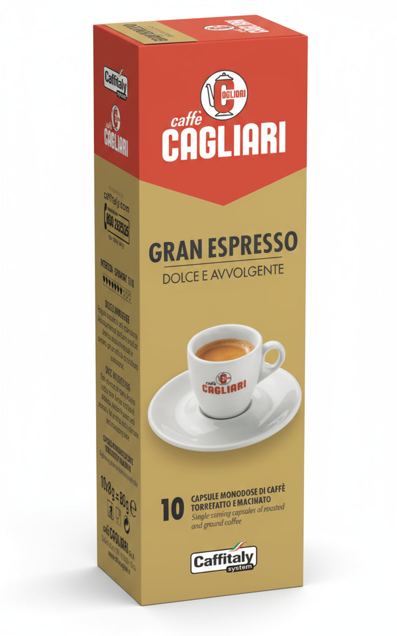 100 Capsule Caffitaly Gran Espresso Cagliari - Punto Caffè