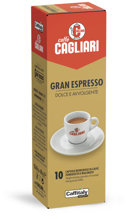 100 Capsule Caffitaly Gran Espresso Cagliari - Punto Caffè Massafra