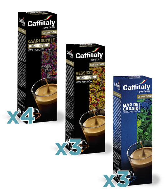 100 Capsule Caffitaly Monorigine Variety Pack - Punto Caffè Massafra