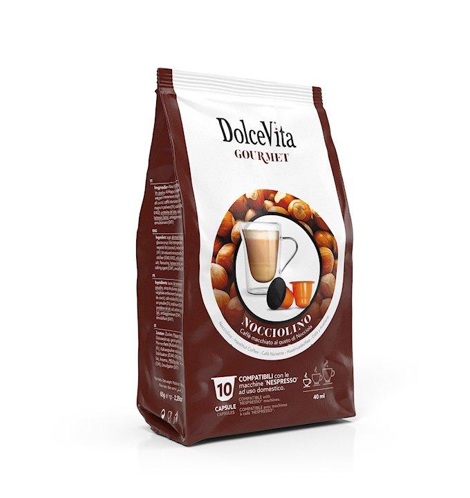 100 Capsule Nocciolino DolceVita Compatibili Nespresso - Punto Caffè