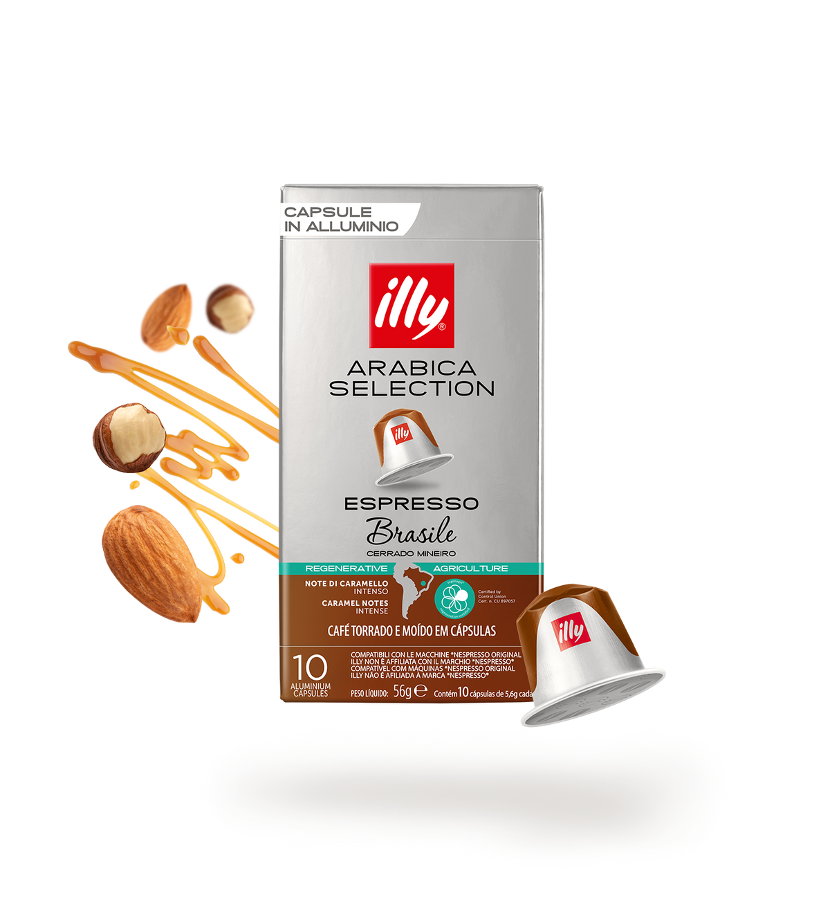 Capsule caffè illy Arabica Selection Espresso Brasile compatibili Nespresso