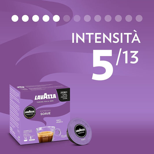 128 Capsule Lavazza a Modo Mio Soave