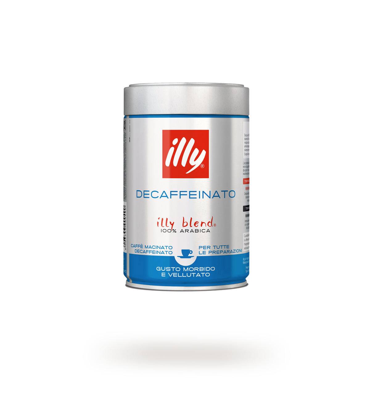 Caffè Macinato illy Decaffeinato 100% Arabica – 250 g