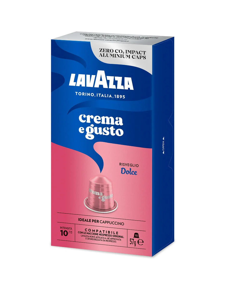 10 Capsule Lavazza Crema e Gusto Dolce compatibili Nespresso - Punto Caffè