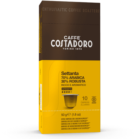 100 Capsule Costadoro Settanta Compatibili Nespresso