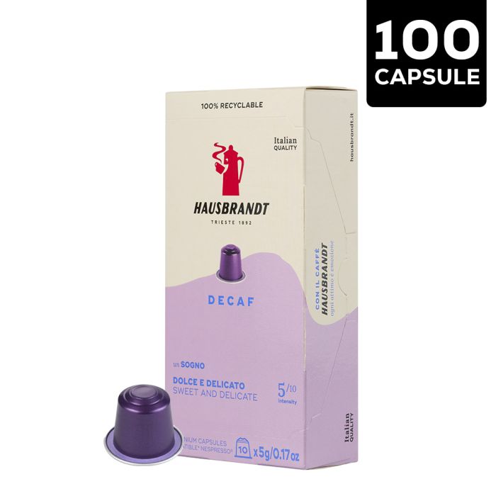 100 Capsule Caffè Hausbrandt Compatibili Nespresso