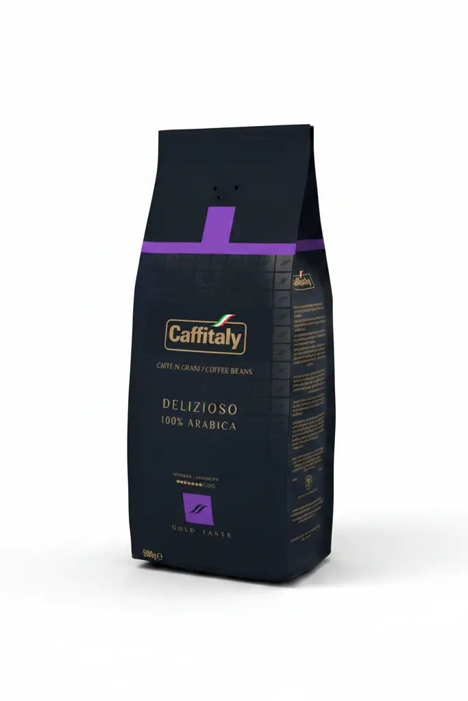 Caffitaly Delizioso 100% Arabica, caffè in grani per espresso perfetto a casa tua