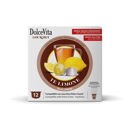 72 Capsule Tè al Limone DolceVita Compatibile Nescafè Dolce Gusto