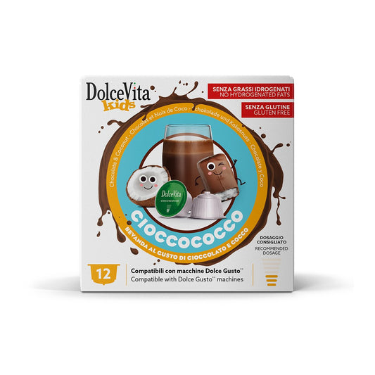 72 Capsule CioccoCocco Dolcevita Compatibile Dolce Gusto