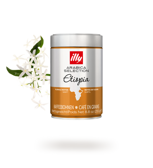 Caffè in grani Illy Arabica Selection Etiopia con note floreali, 250g