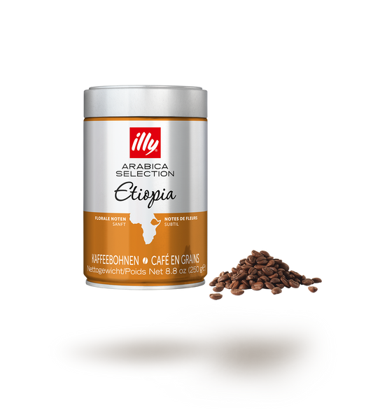 illy Arabica Selection Etiopia caffè in grani con note floreali, 250g
