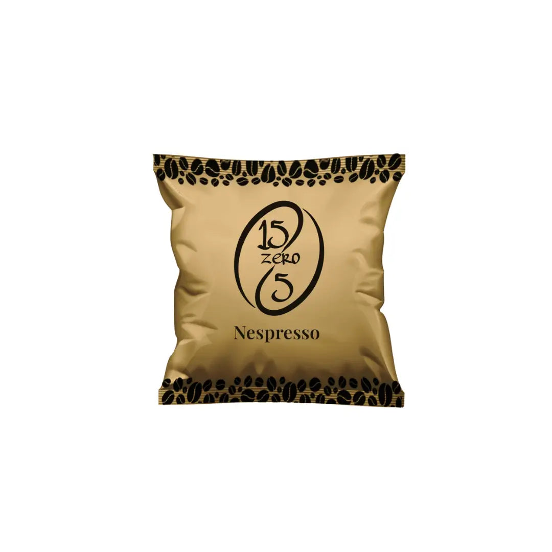 foto incarto singolo delle capsule 15zero5 compatibili nespresso.