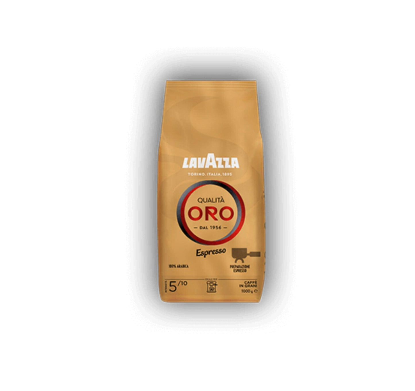 Confezione di caffè Lavazza Qualità Oro Espresso 1000g, chicchi 100% Arabica