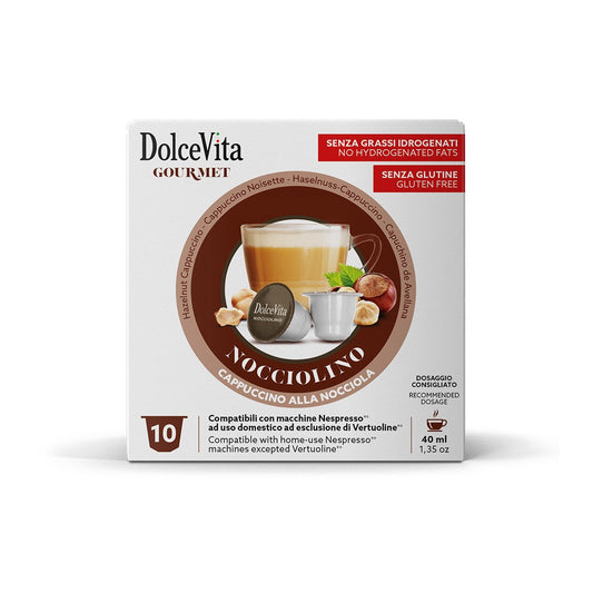 100 Nespresso Compatible Dolce Vita Hazelnut Capsules