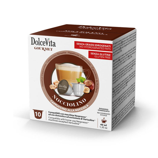100 Nespresso Compatible Dolce Vita Hazelnut Capsules