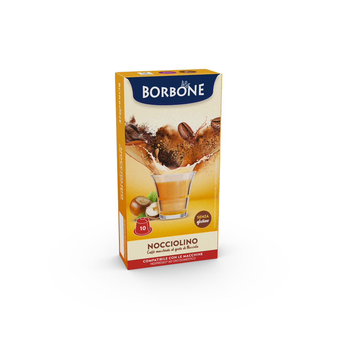 60 Capsule Nocciolino Borbone Compatibili Nespresso