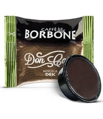 Capsula Caffè Borbone Don Carlo Miscela Dek, confezione con capsule caffè decafeinato