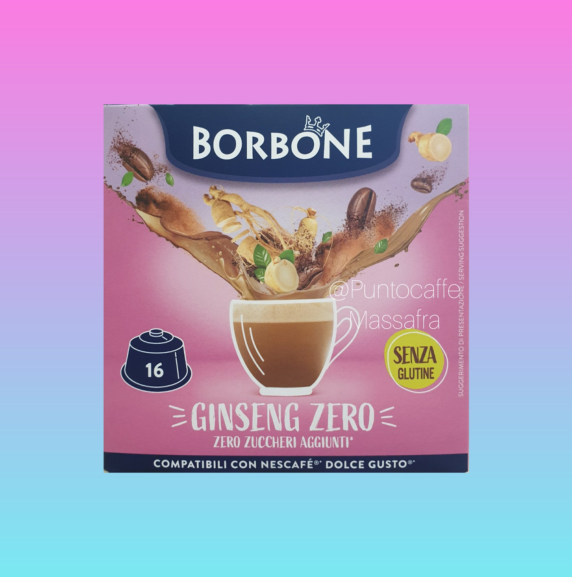 Borbone®DGSUPERGINS-6464 CAPSULE SUPER GINSENG CAFFÈ BORBONE COMPATIBILE  CON DOLCE GUSTO10